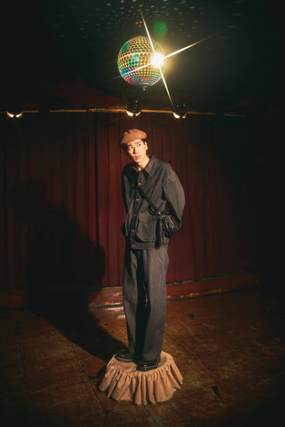 DOUBLE FLAP JACKET -indigo-