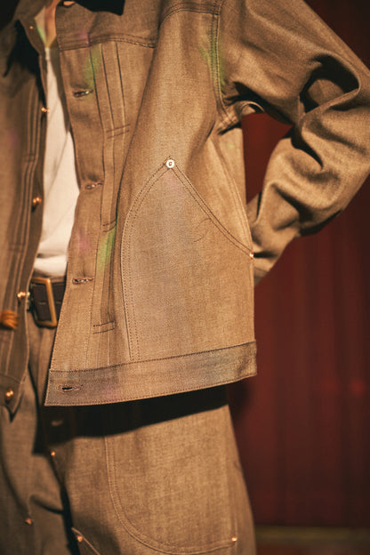 THREE TACK JACKET 26 -Brown-