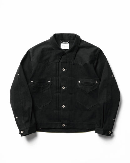 PARCO先行販売 | SWEEP THREE TACK JACKET-Black One-wash-