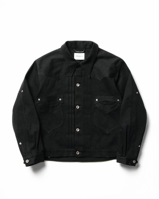 PARCO先行販売 | SWEEP THREE TACK JACKET-Black One-wash-