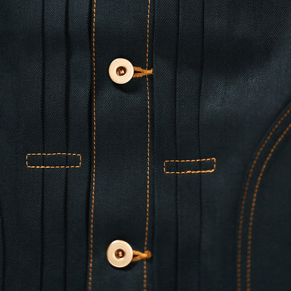 THREE TACK JACKET 25 -Black-
