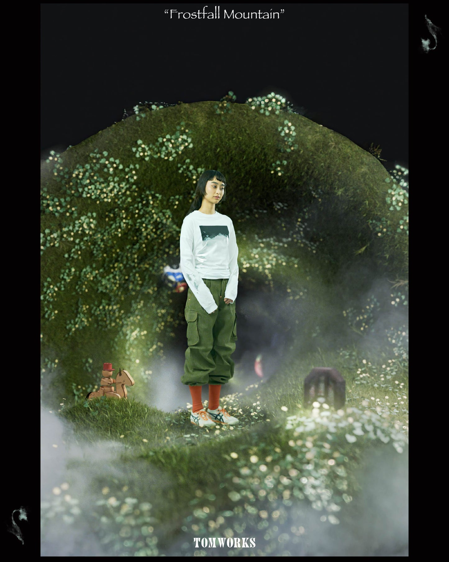 BULB POCKET CARGO PANTS -Green -