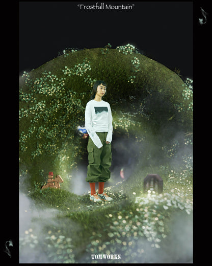 BULB POCKET CARGO PANTS -Green -