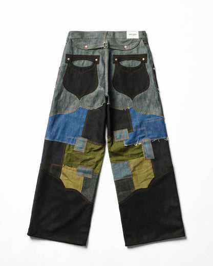 PARCO数量限定販売 | PATCHWORK SWEEP Wknee WIDE PANTS