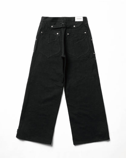 PARCO先行販売 | SWEEP Wknee WIDE PANTS -Black One-wash-