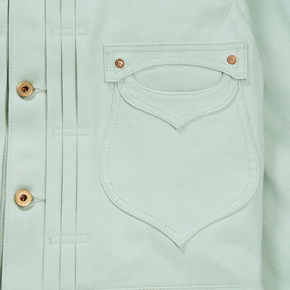 SWEEP THREE TACK JACKET-White-