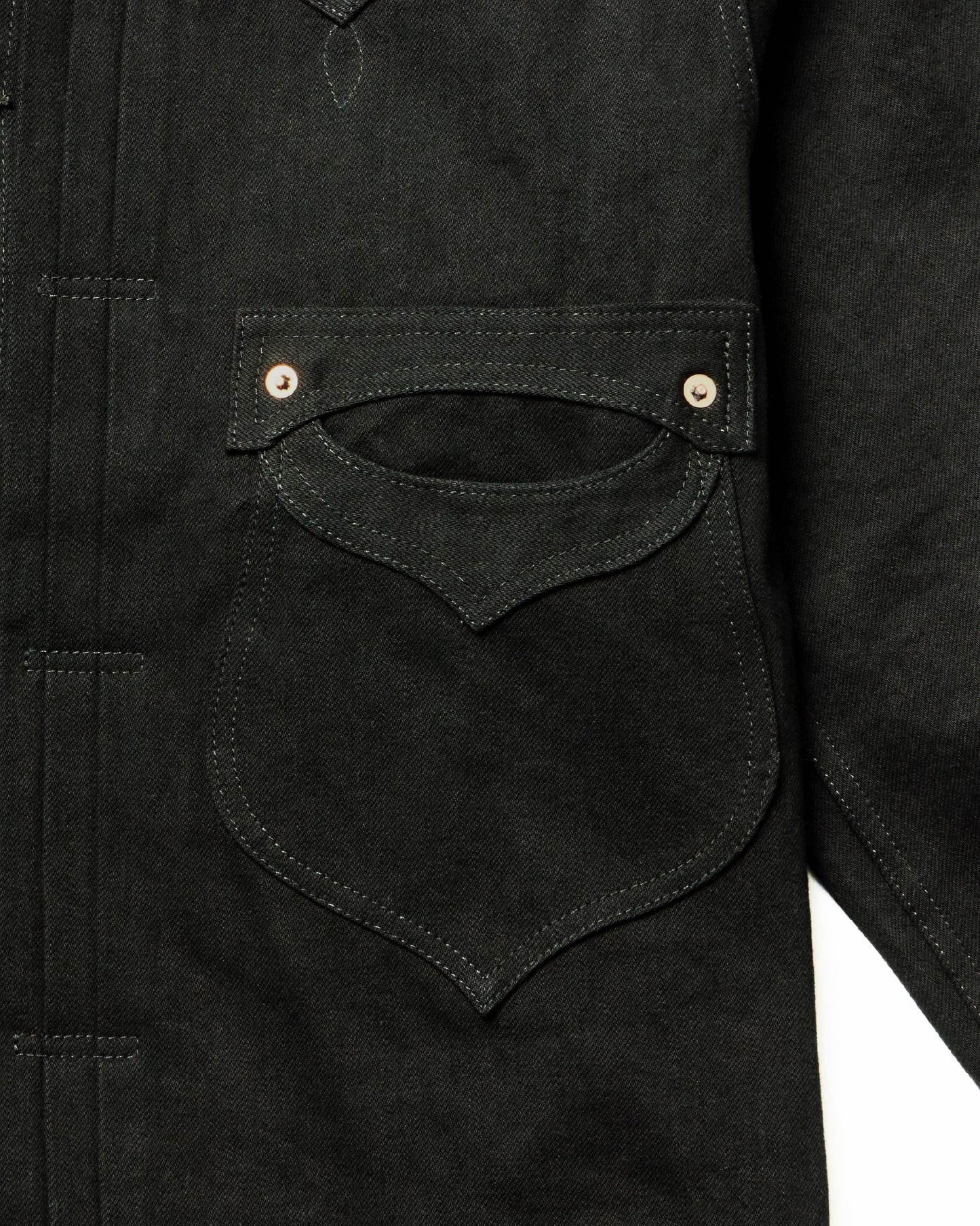 PARCO先行販売 | SWEEP THREE TACK JACKET-Black One-wash-