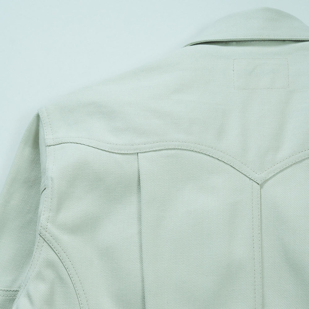 SWEEP THREE TACK JACKET-White- – Tomworks