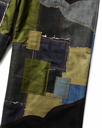 PARCO数量限定販売 | PATCHWORK SWEEP Wknee WIDE PANTS