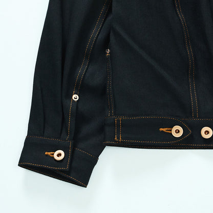 THREE TACK JACKET 25 -Black-