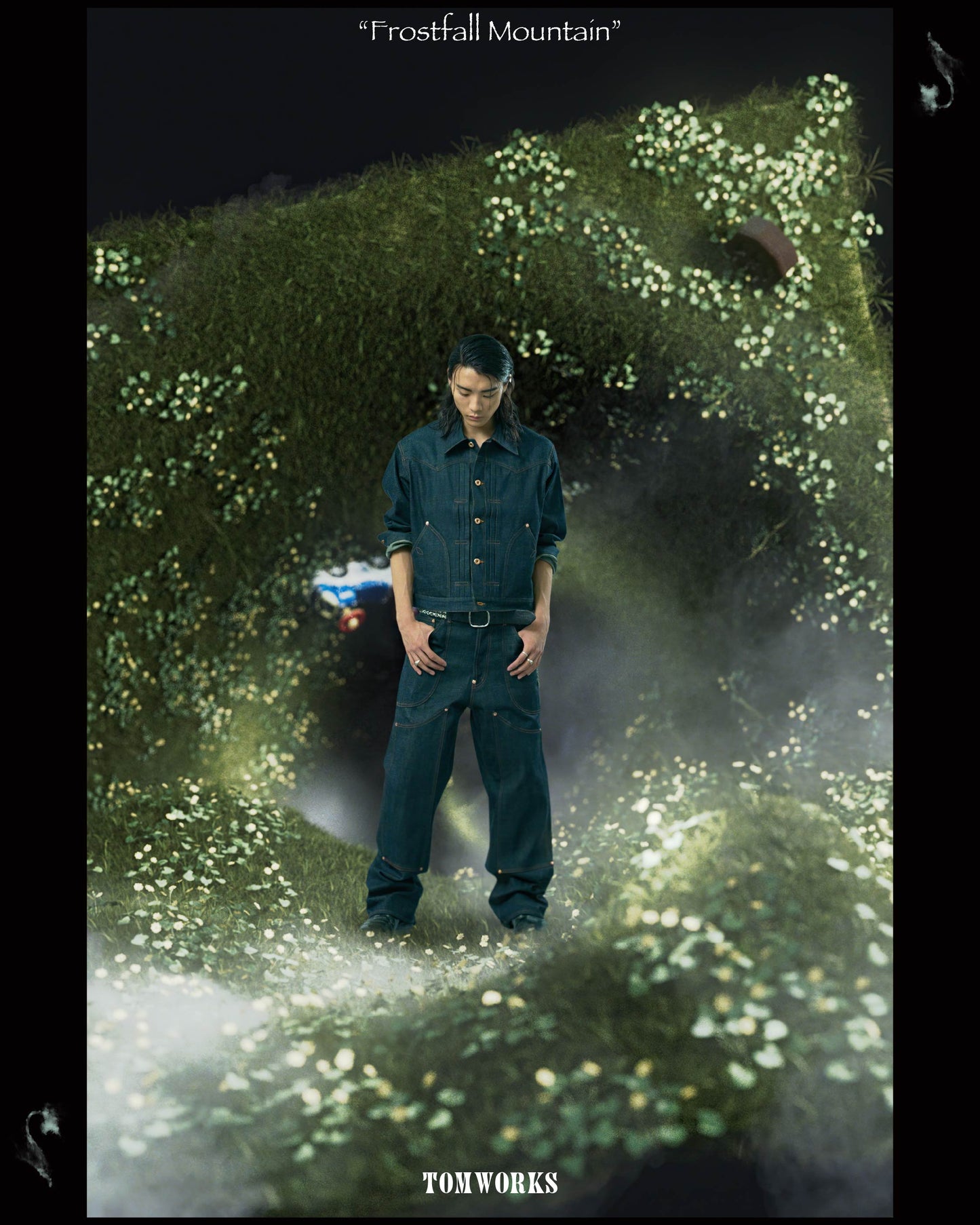 Wknee WORK PANTS 25 -Indigo-