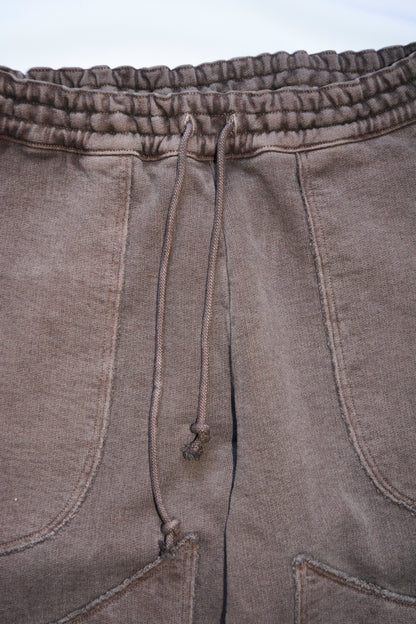 SWEAT PANTS -Brown-