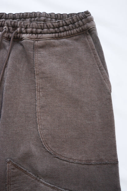 SWEAT PANTS -Brown-