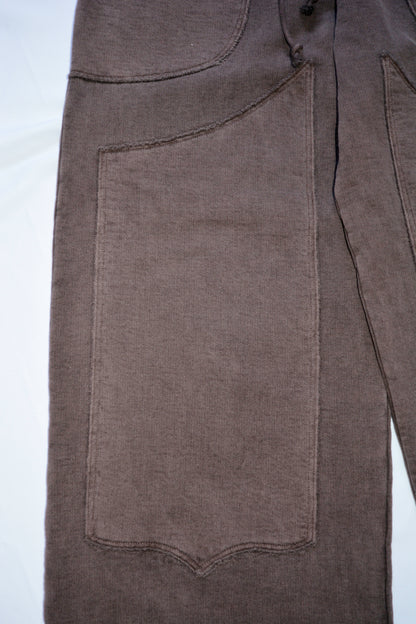 SWEAT PANTS -Brown-