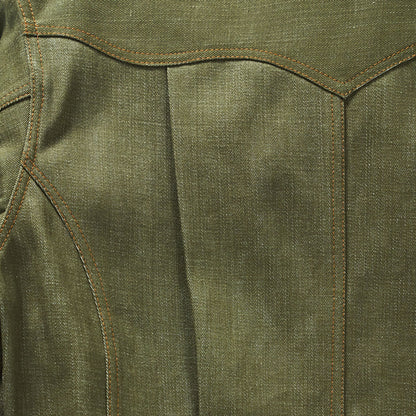 SWEEP THREE TACK JACKET-Green-