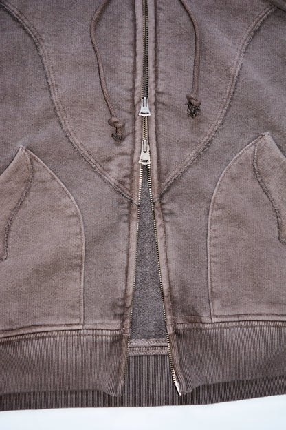HOODIE - Brown -