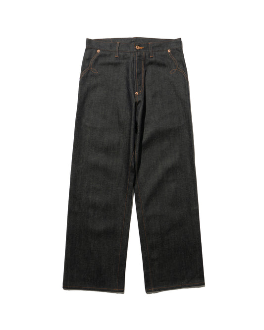 STRAIGHT PANTS -indigo-