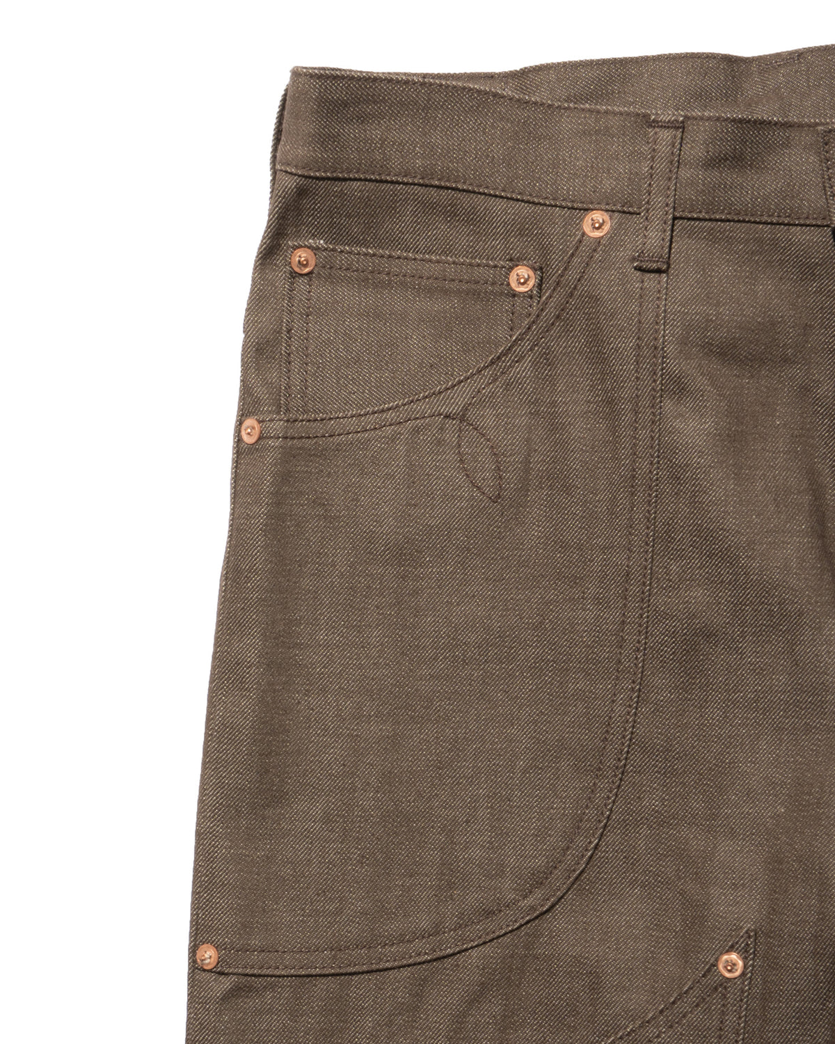 Wknee WORK PANTS 26 -Brown-