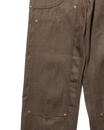 Wknee WORK PANTS 26 -Brown-