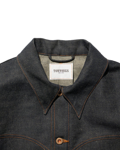 DOUBLE FLAP JACKET -indigo-