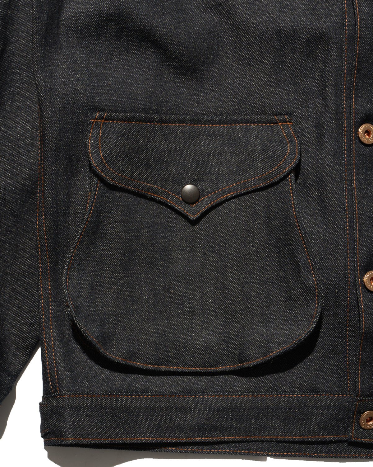 DOUBLE FLAP JACKET -indigo-