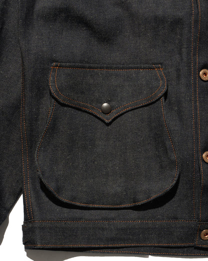 DOUBLE FLAP JACKET -indigo-