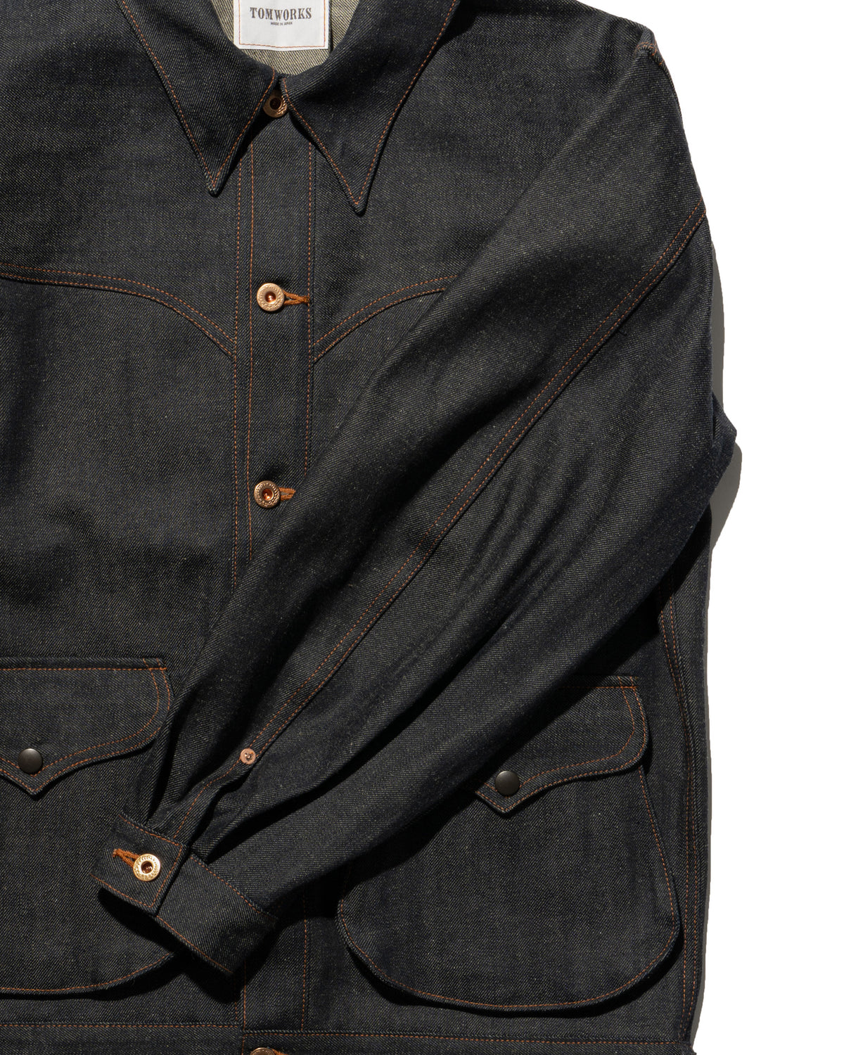 DOUBLE FLAP JACKET -indigo-
