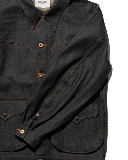 DOUBLE FLAP JACKET -indigo-
