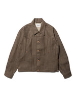 THREE TACK JACKET 26 -Brown-