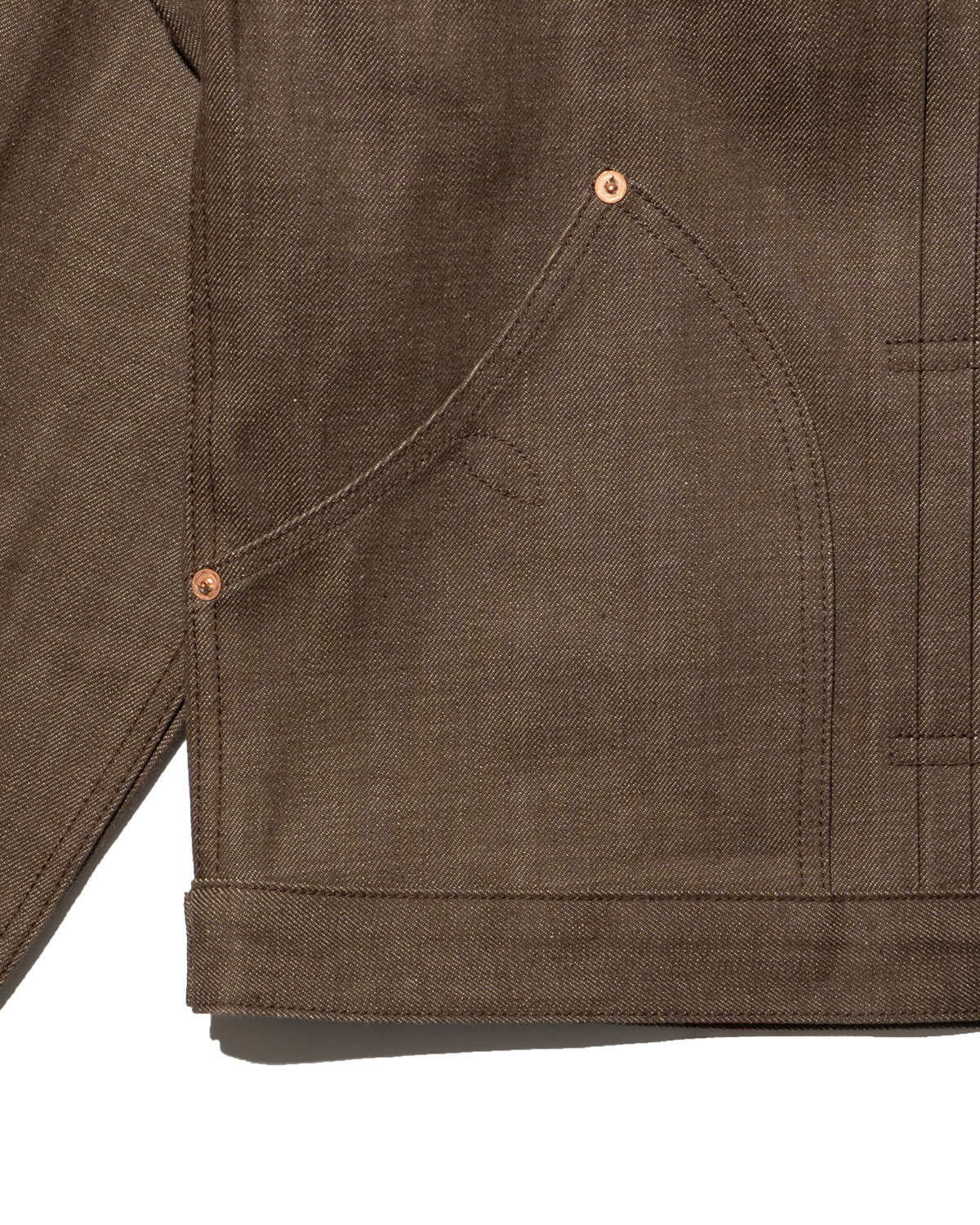 THREE TACK JACKET 26 -Brown-