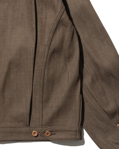 THREE TACK JACKET 26 -Brown-