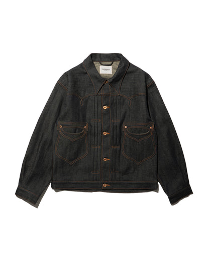 SWEEP THREE TACK JACKET 26 -indigo-