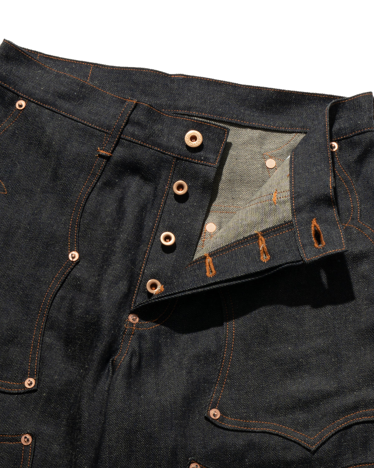 SWEEP Wknee WIDE PANTS 26 -Indigo-