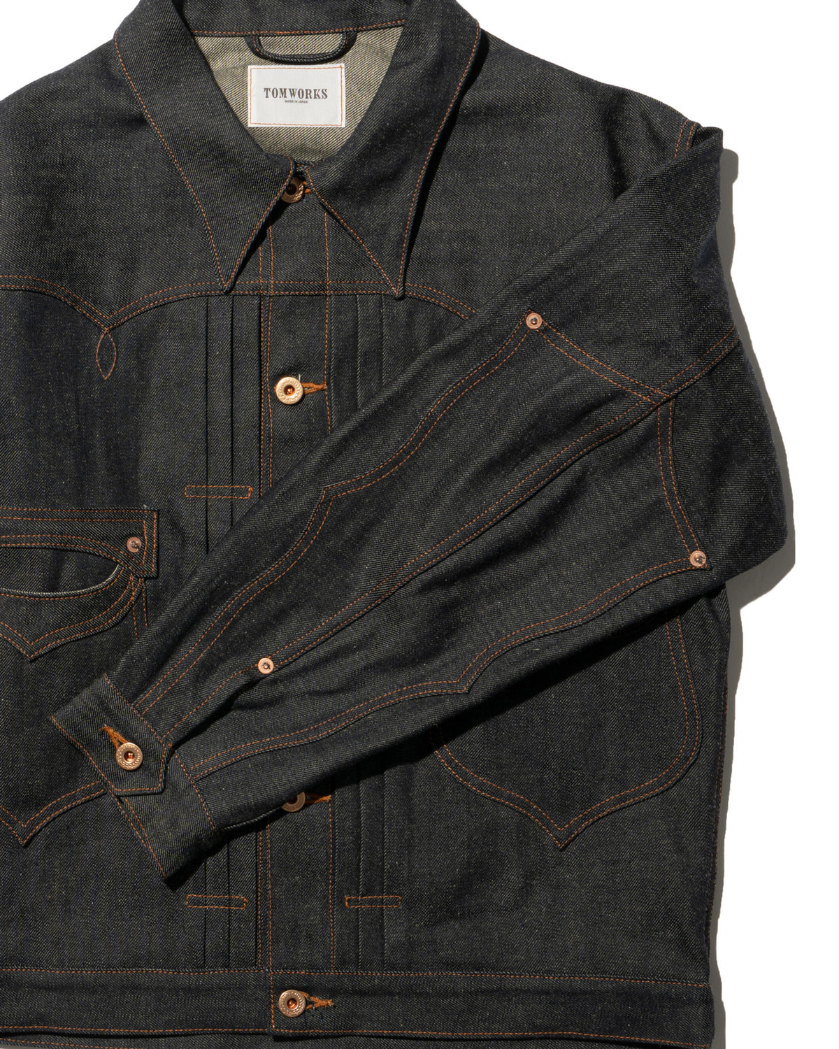 SWEEP THREE TACK JACKET 26 -indigo-