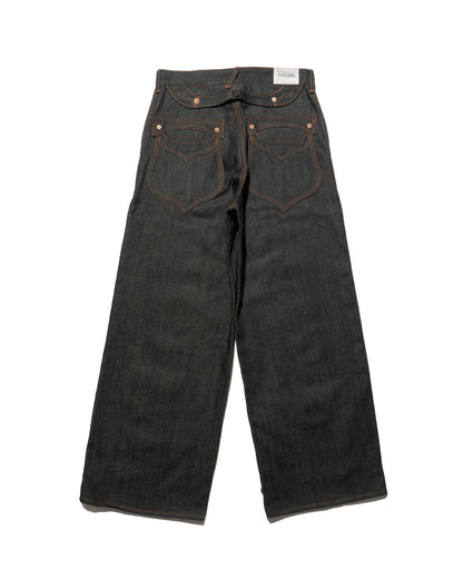 SWEEP Wknee WIDE PANTS 26 -Indigo-