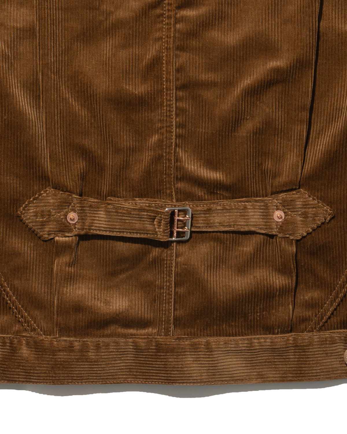 SWEEP THREE TACK JACKET CORDUROY -Brown-