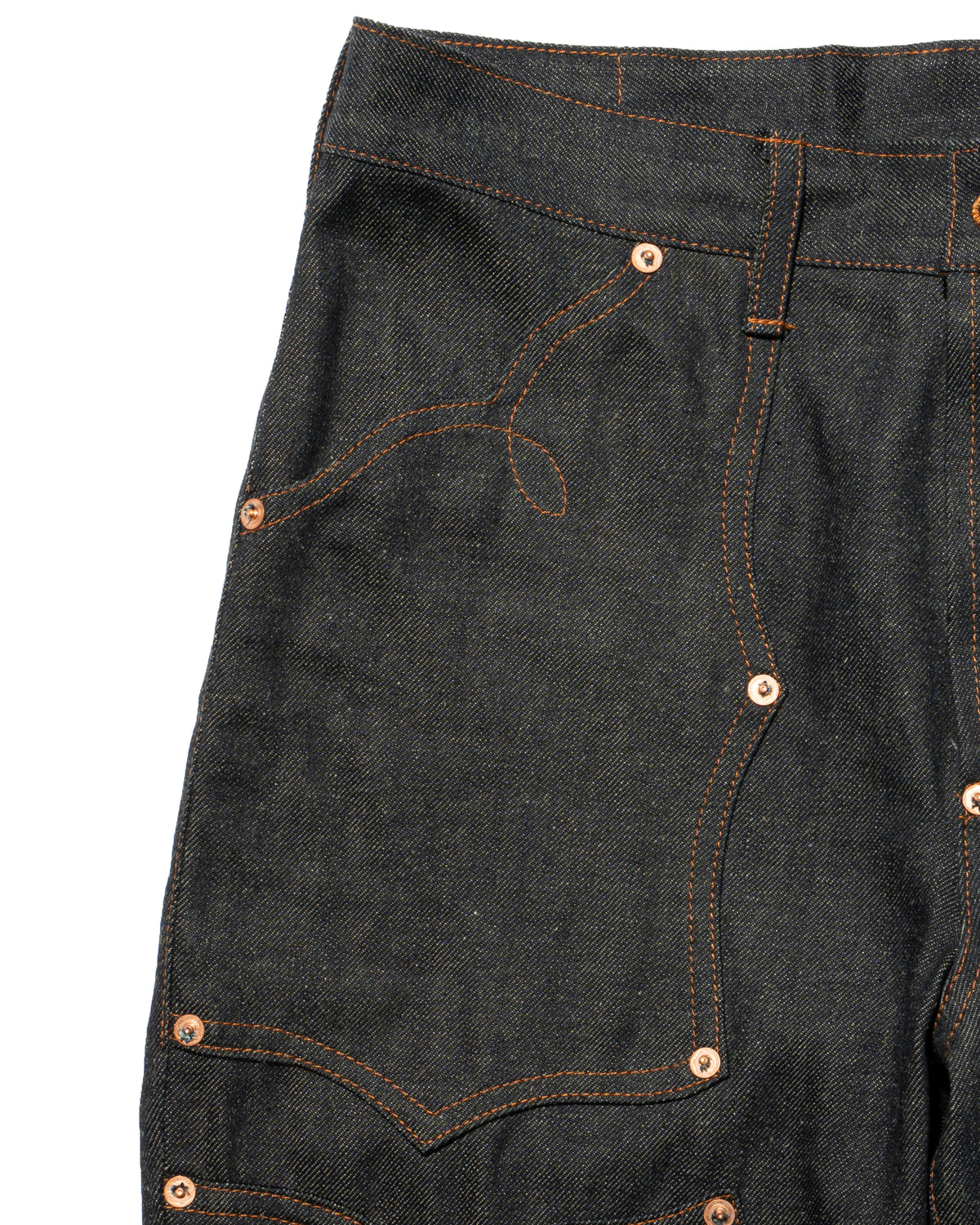 SWEEP Wknee BELL BOTTOM PANTS 26 -Indigo -