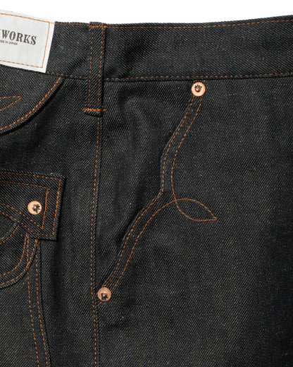 STRAIGHT PANTS -indigo-