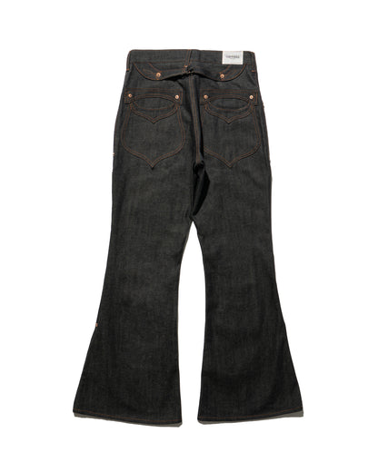 SWEEP Wknee BELL BOTTOM PANTS 26 -Indigo -