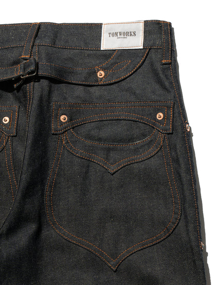SWEEP Wknee BELL BOTTOM PANTS 26 -Indigo -