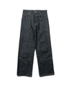 Wknee WORK PANTS 26 -indigo-