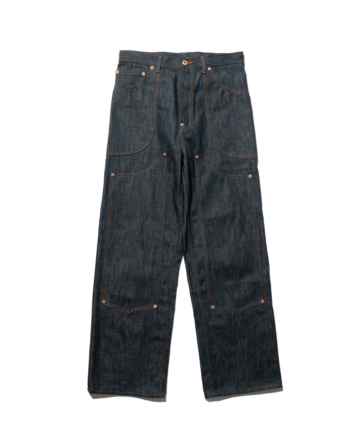 Wknee WORK PANTS 26 -indigo-