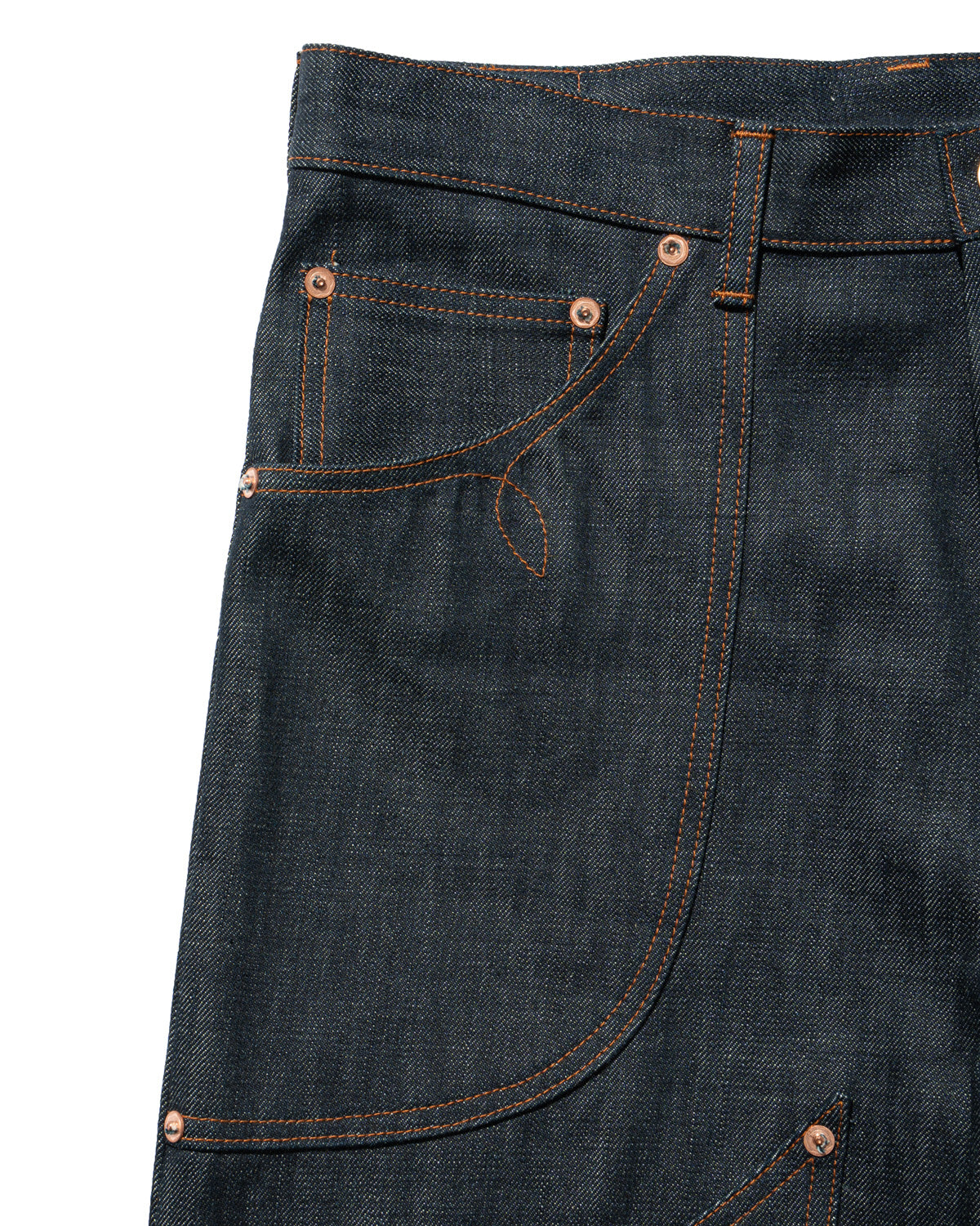 Wknee WORK PANTS 26 -indigo-
