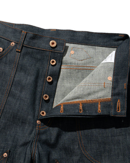 Wknee WORK PANTS 26 -indigo-