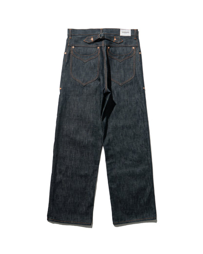 Wknee WORK PANTS 26 -indigo-