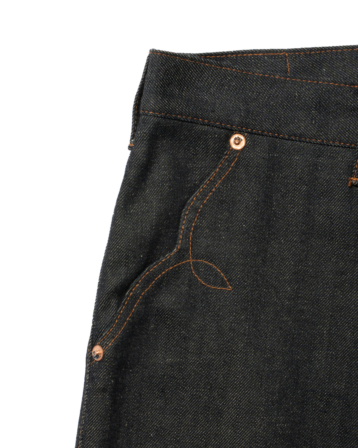 STRAIGHT PANTS -indigo-