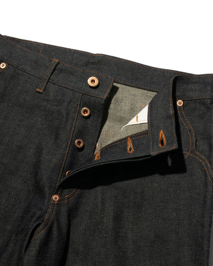 STRAIGHT PANTS -indigo-
