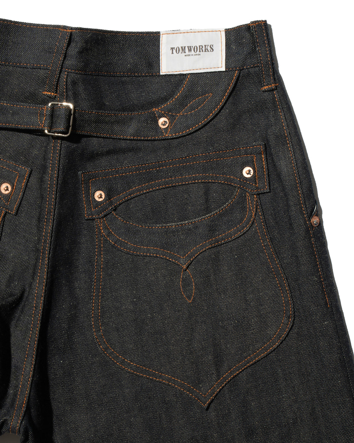 STRAIGHT PANTS -indigo-