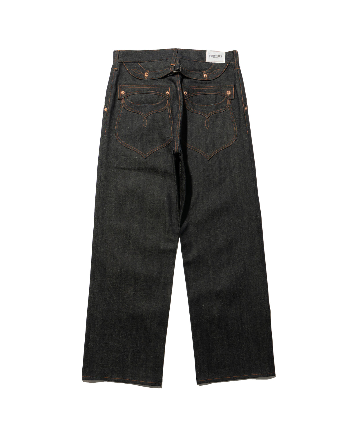 STRAIGHT PANTS -indigo-