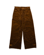 SWEEP Wknee WIDE PANTS CORDUROY -Brown-